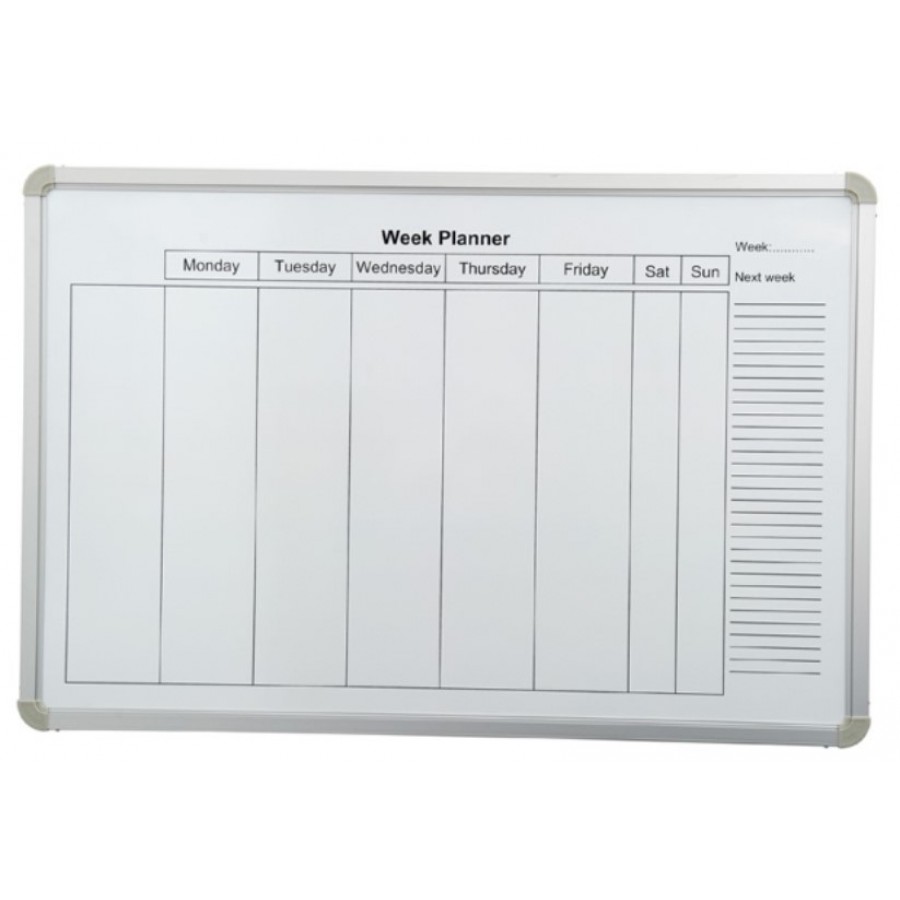 Magnetic Whiteboard Date Planner, Week | Month | Year